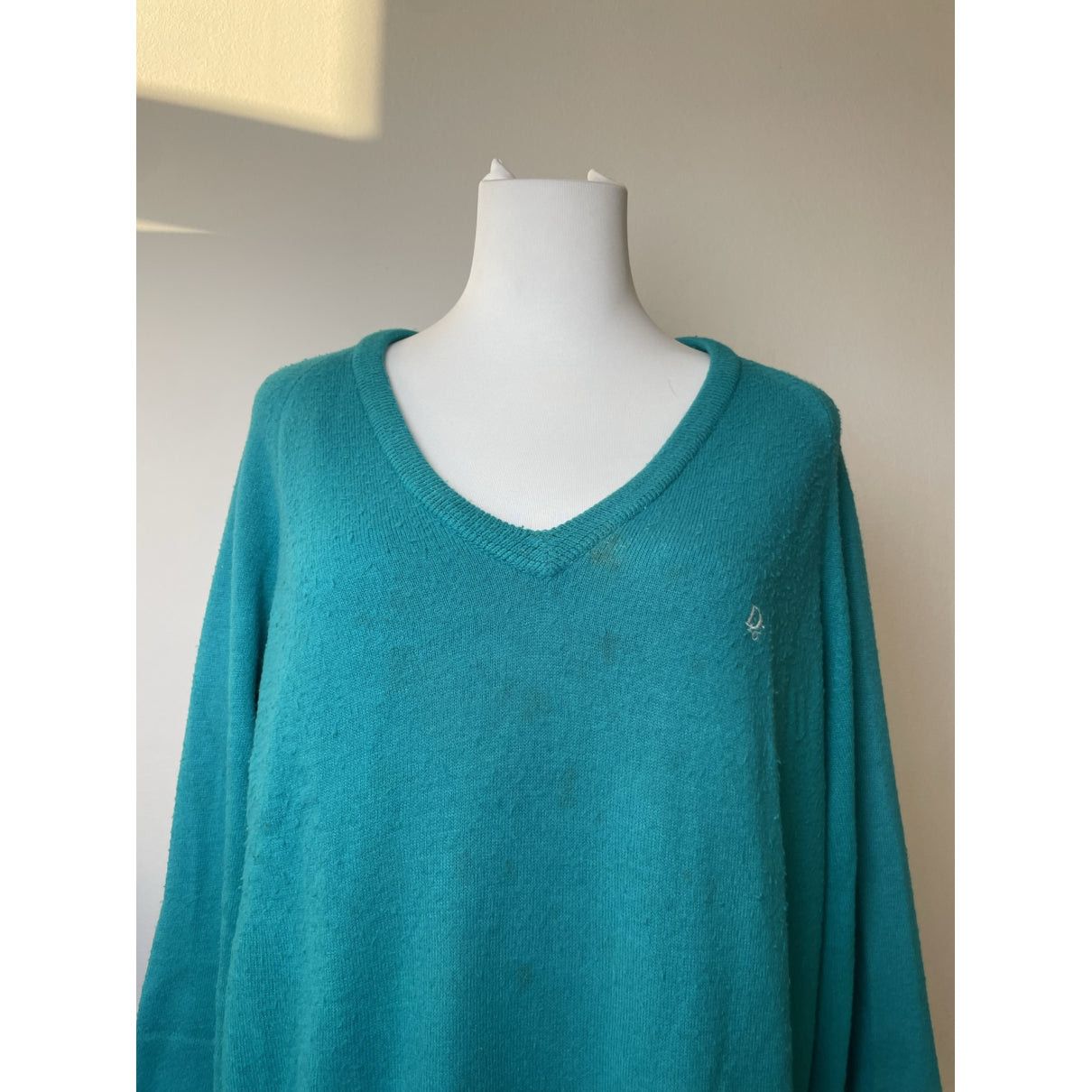 Dior Turquoise Wool Knitwear & Sweatshirt Size M / US 6-8 / IT 42-44 - 2 Thumbnail