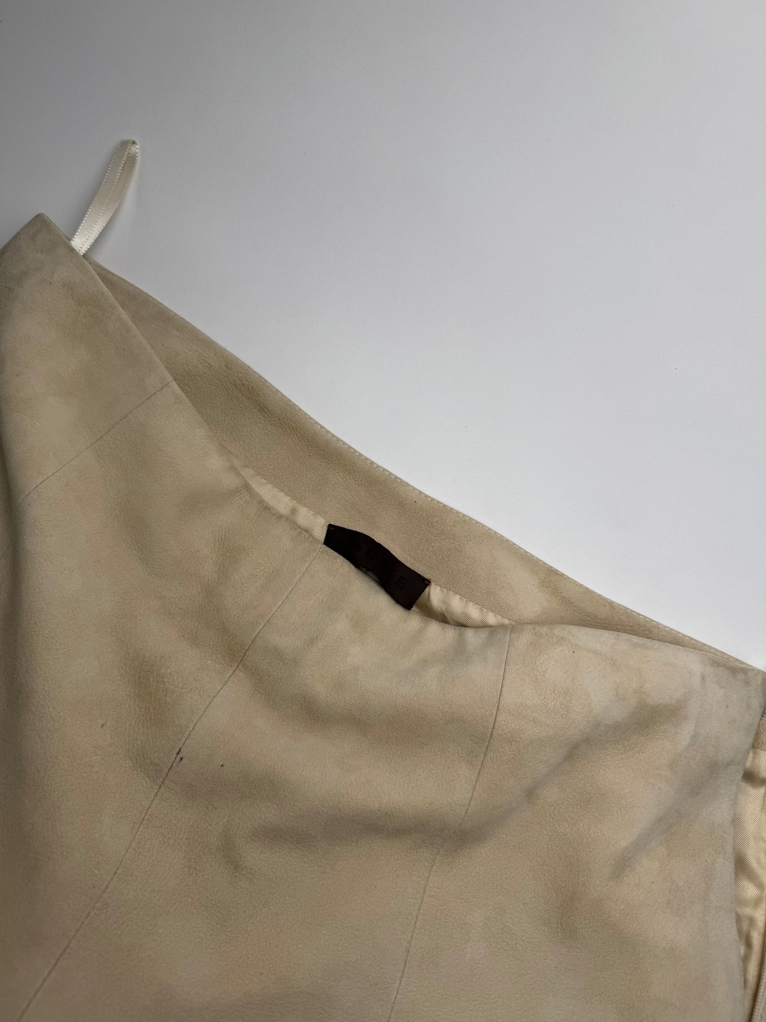 Loewe Vintage Madrid Nappa Leather Pants Beige 38/M Size 27" / US 4 / IT 40 - 16 Thumbnail