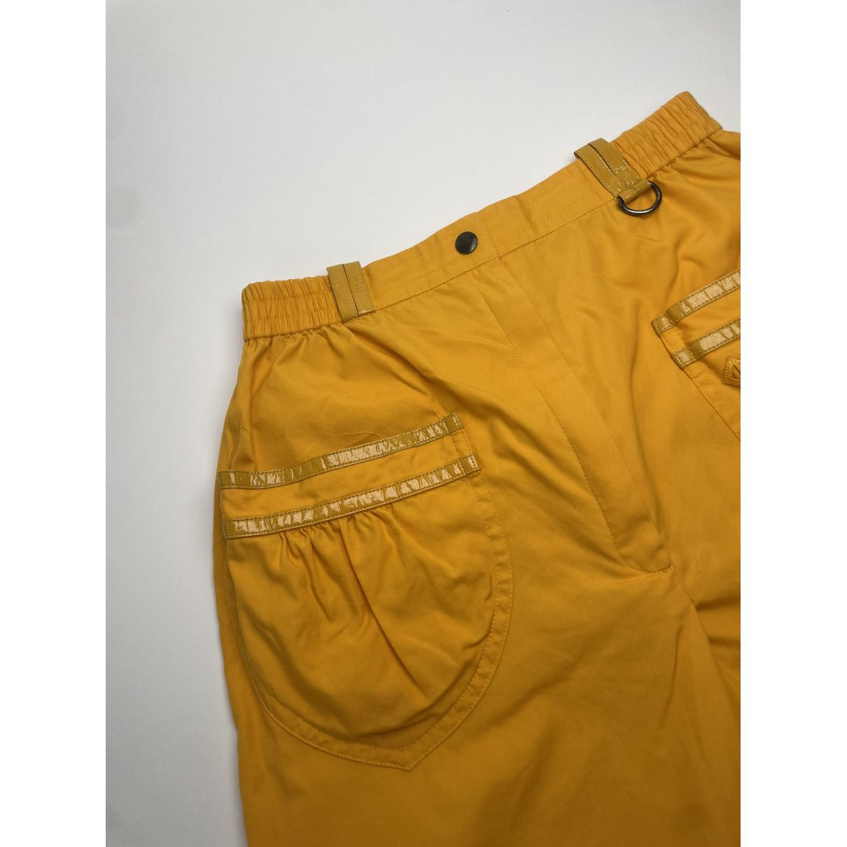 Dior Yellow Cotton Skirt Size 30" / US 8 / IT 44 - 4 Thumbnail