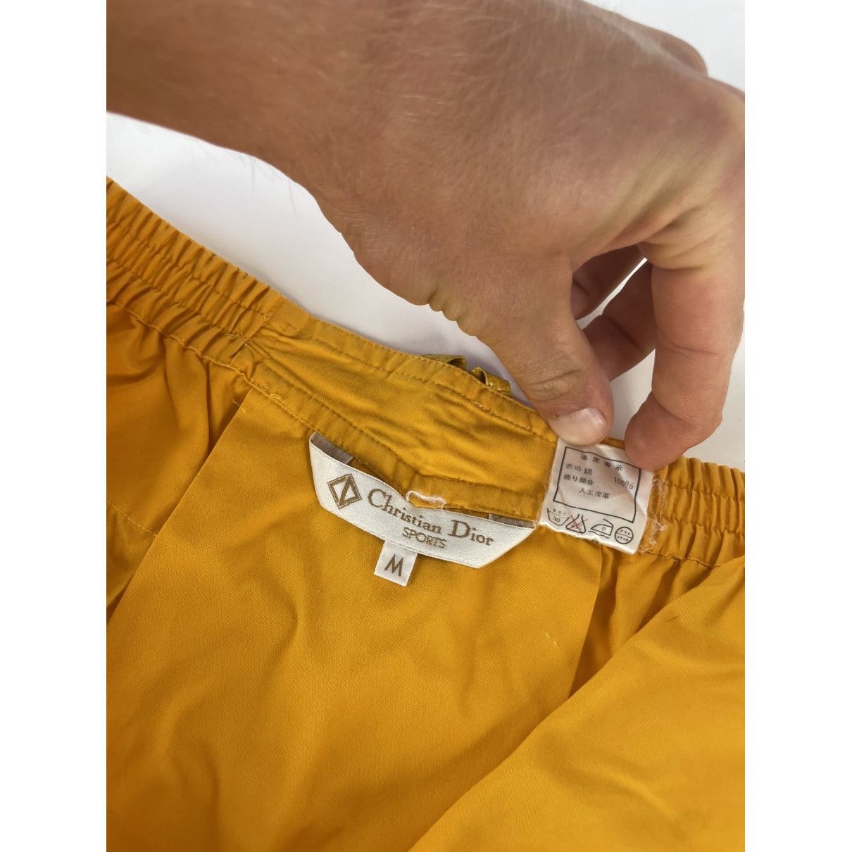 Dior Yellow Cotton Skirt Size 30" / US 8 / IT 44 - 5 Thumbnail