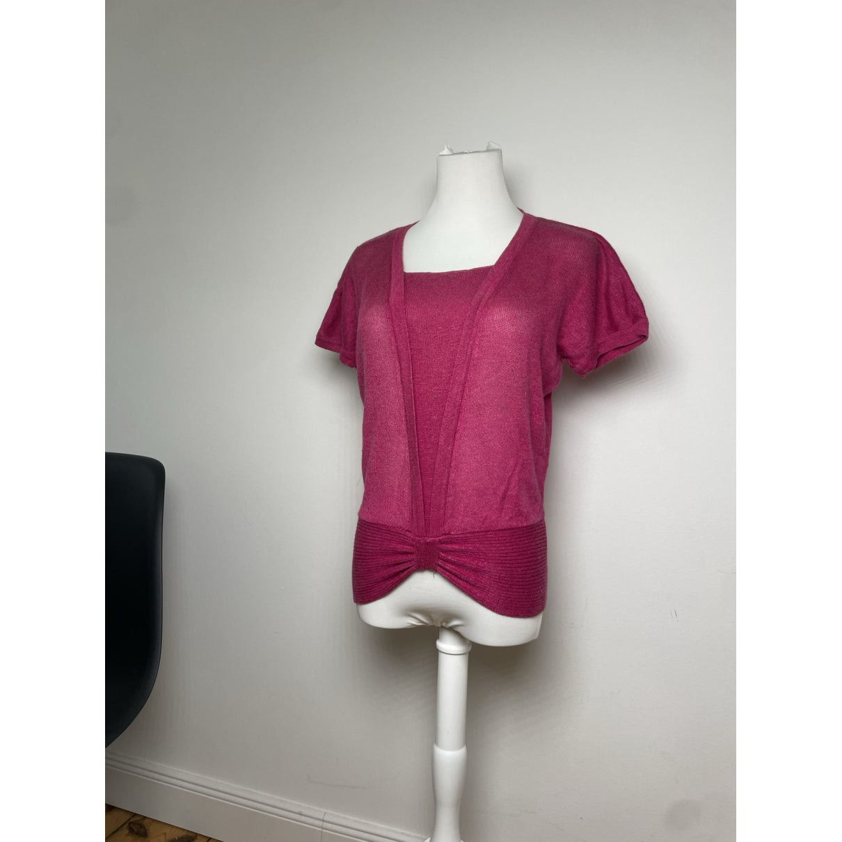 Dior J'adore Pink Wool Top Size M / US 6-8 / IT 42-44 - 2 Thumbnail