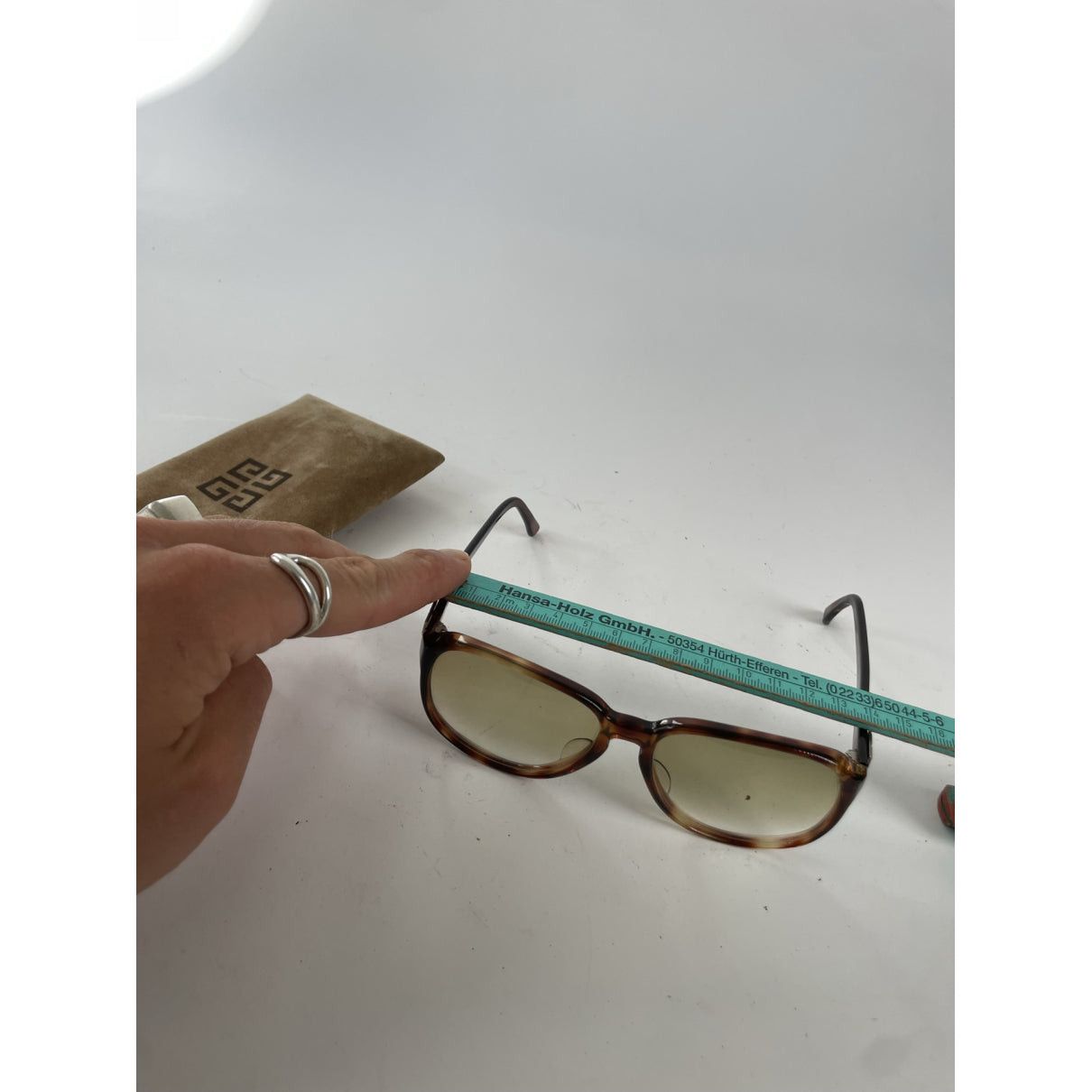 Givenchy Brown Plastic Sunglasses Size ONE SIZE - 5 Thumbnail