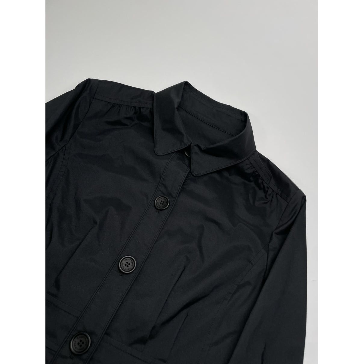 Courreges Courrèges Black Polyester Trench Coat Size M / US 6-8 / IT 42-44 - 3 Thumbnail