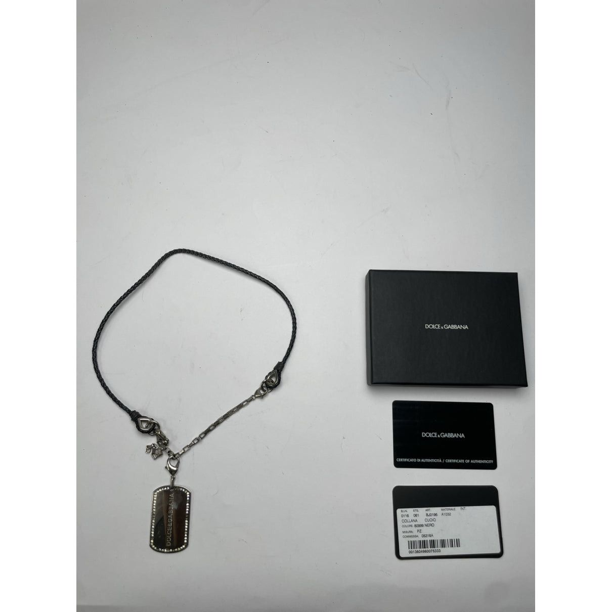 Dolce & Gabbana Silver Steel Necklace Size ONE SIZE - 5 Thumbnail