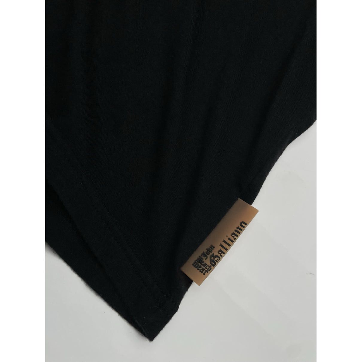 John Galliano Black Cotton Top Size L / US 10 / IT 46 - 3 Thumbnail
