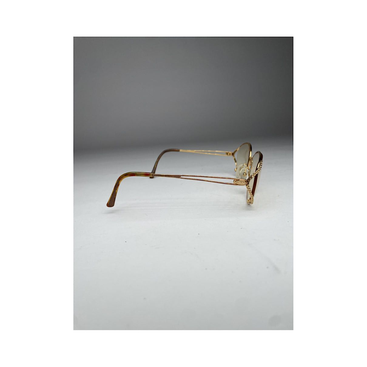 Dior Gold Metal Sunglasses Size ONE SIZE - 5 Thumbnail