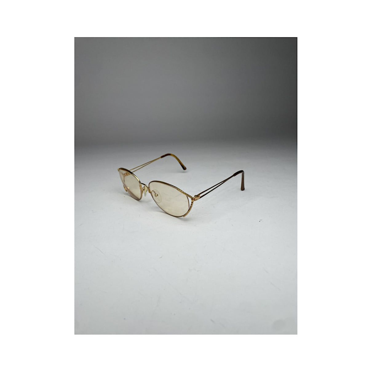 Dior Gold Metal Sunglasses Size ONE SIZE - 3 Thumbnail