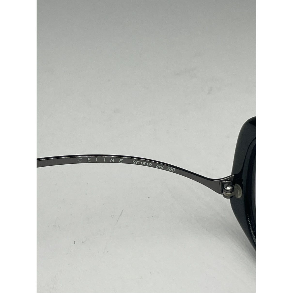 Celine Black Metal Sunglasses Size ONE SIZE - 4 Thumbnail