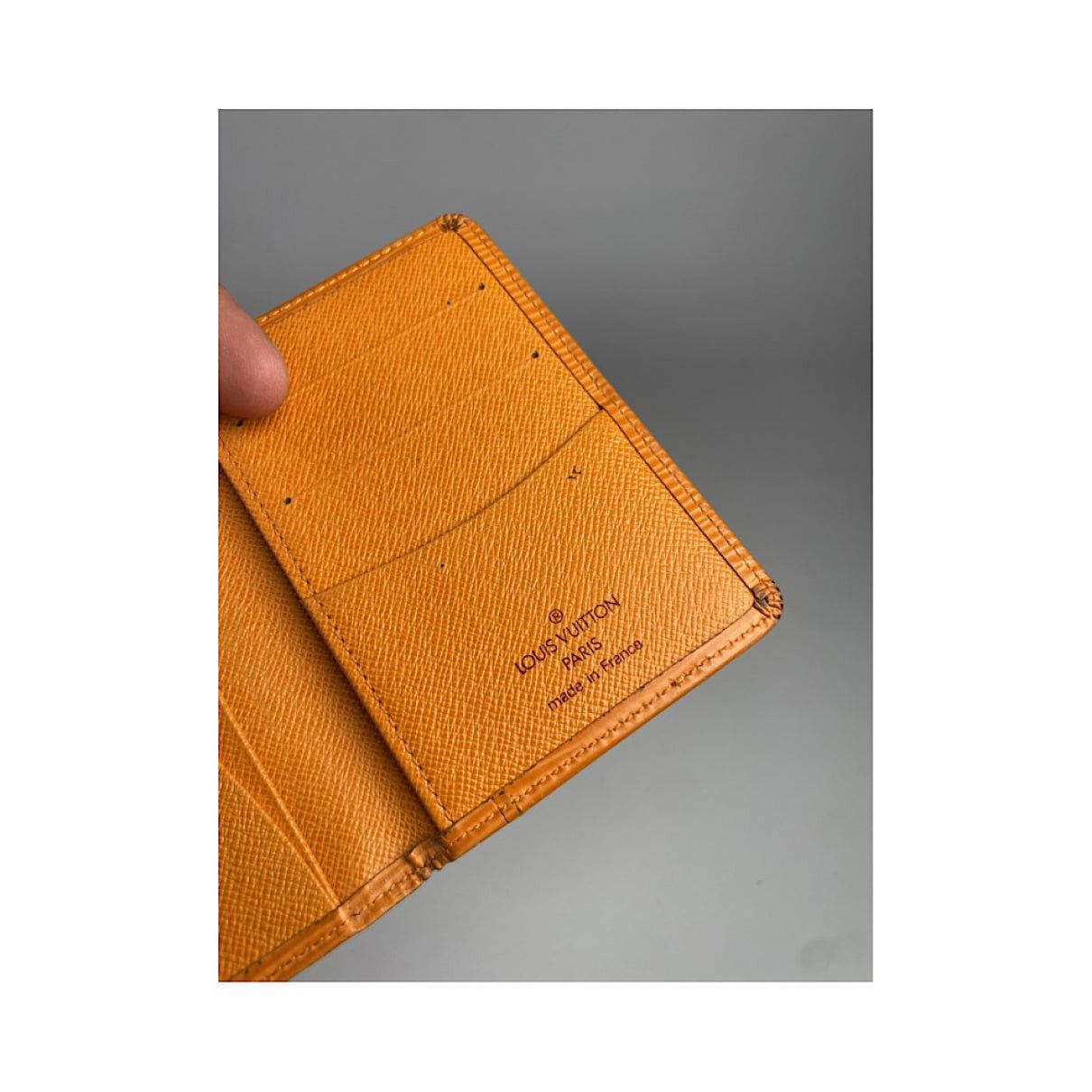 Louis Vuitton Orange Leather Purse Size ONE SIZE - 5 Thumbnail