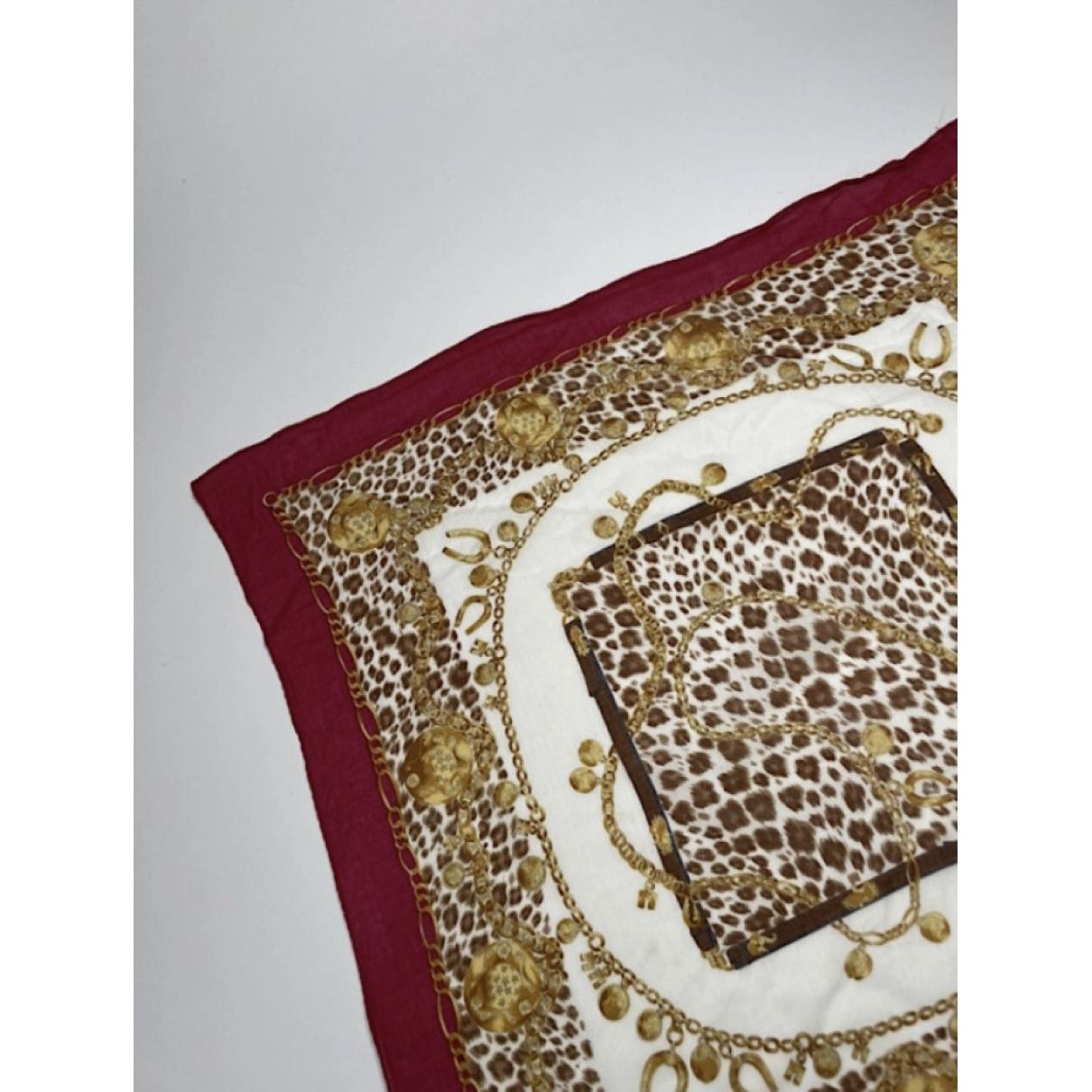 Celine Multicolour Silk Scarf Size ONE SIZE - 4 Thumbnail
