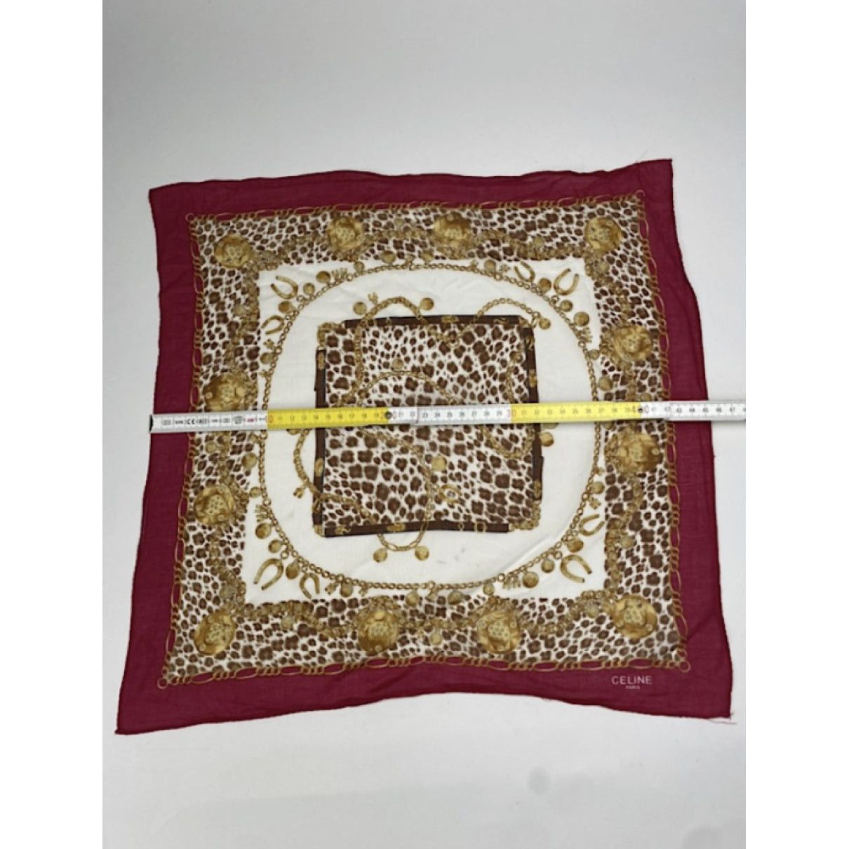 Celine Multicolour Silk Scarf Size ONE SIZE - 5 Thumbnail