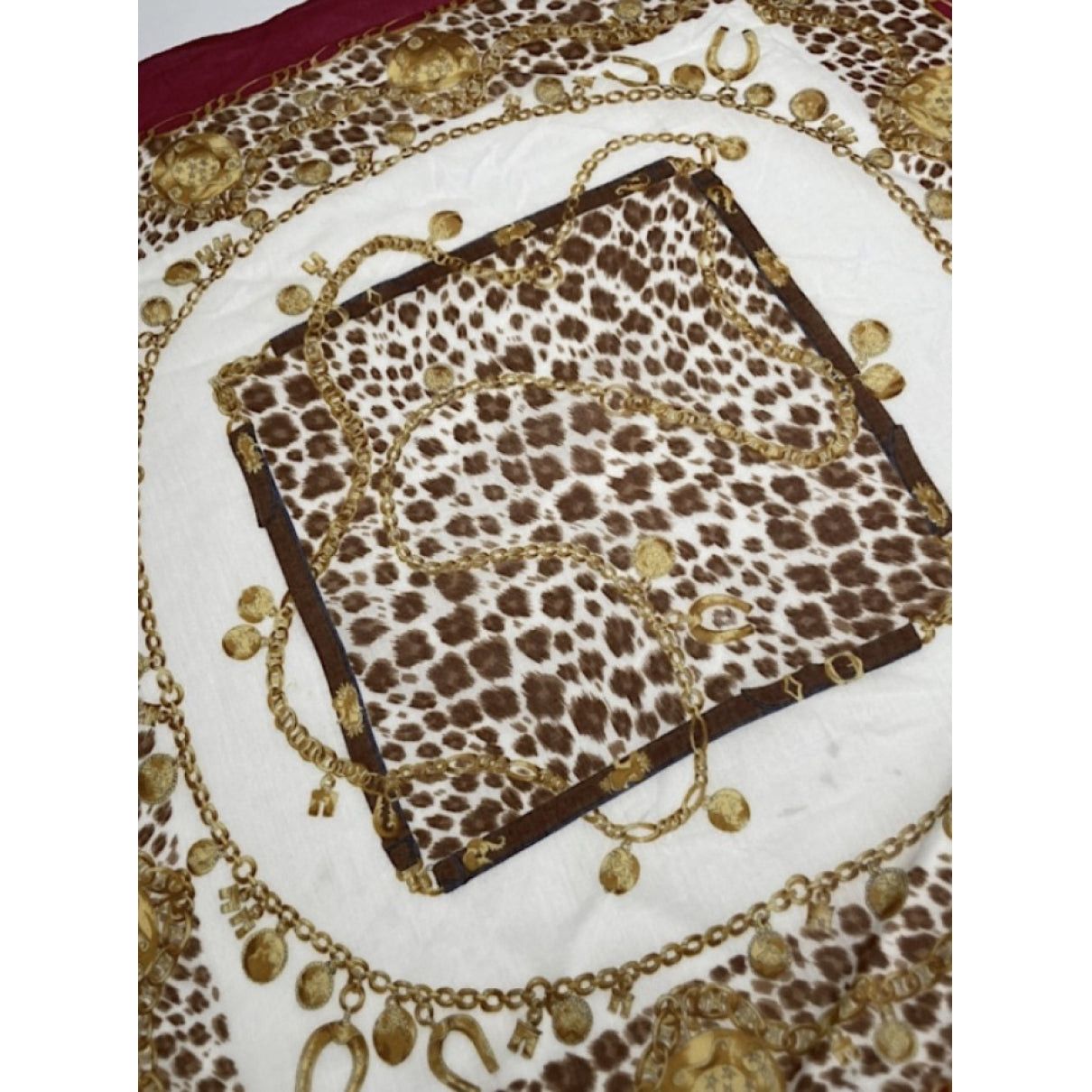 Celine Multicolour Silk Scarf Size ONE SIZE - 3 Thumbnail