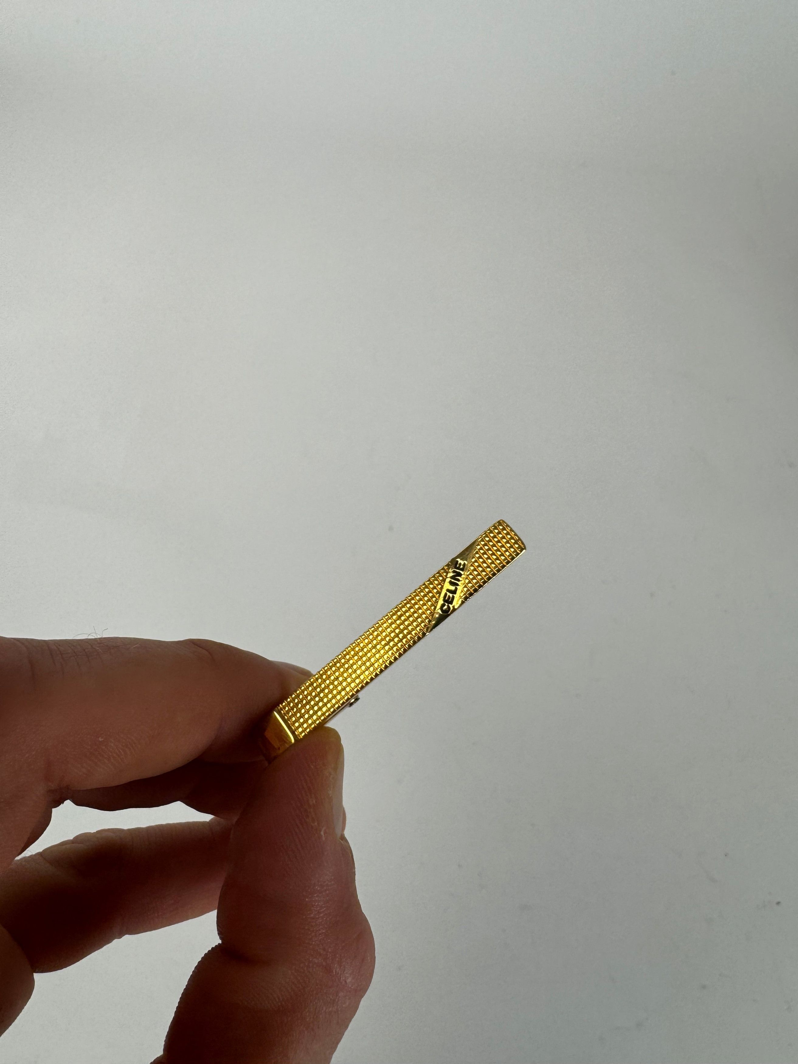 Celine Vintage Paris Money Tie Clamp Size ONE SIZE - 5 Thumbnail