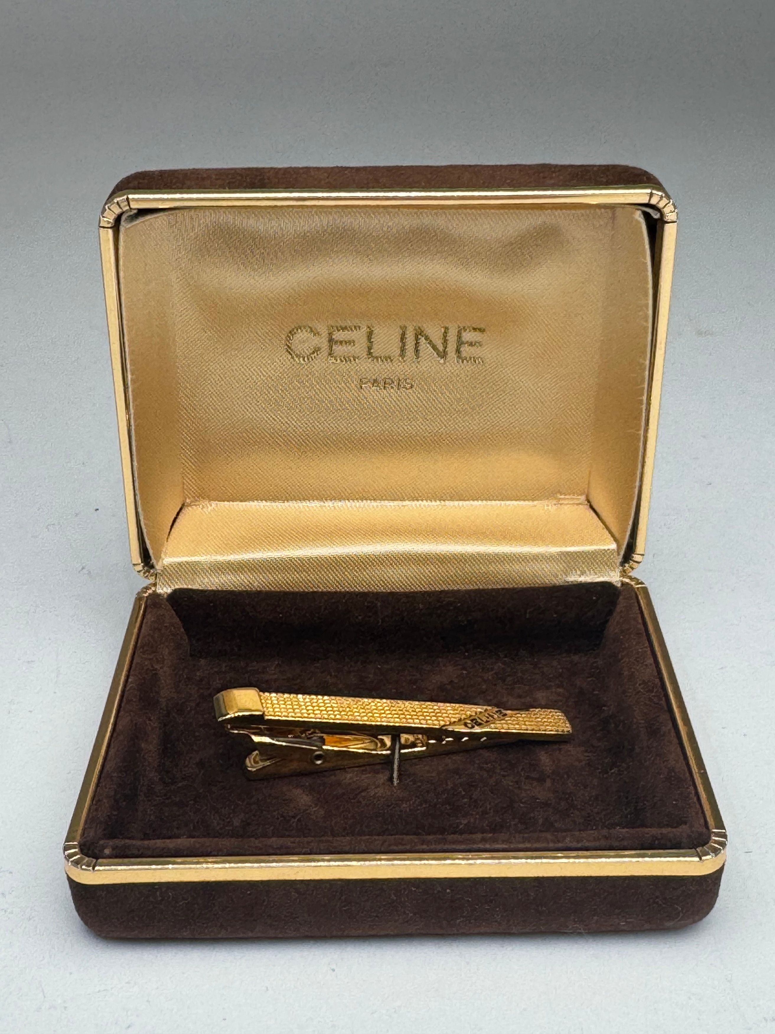 Celine Vintage Paris Money Tie Clamp Size ONE SIZE - 2 Thumbnail