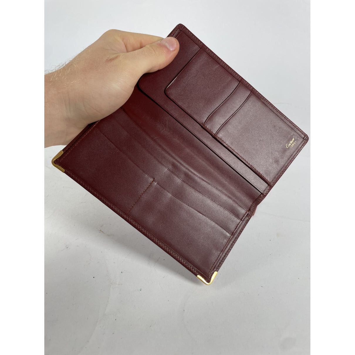Cartier Burgundy Patent Leather Purse Size ONE SIZE - 4 Thumbnail