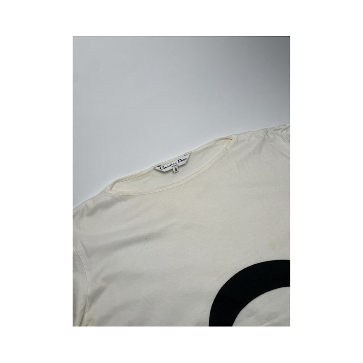 Dior J'adore White Cotton Top Size S / US 4 / IT 40 - 2 Thumbnail