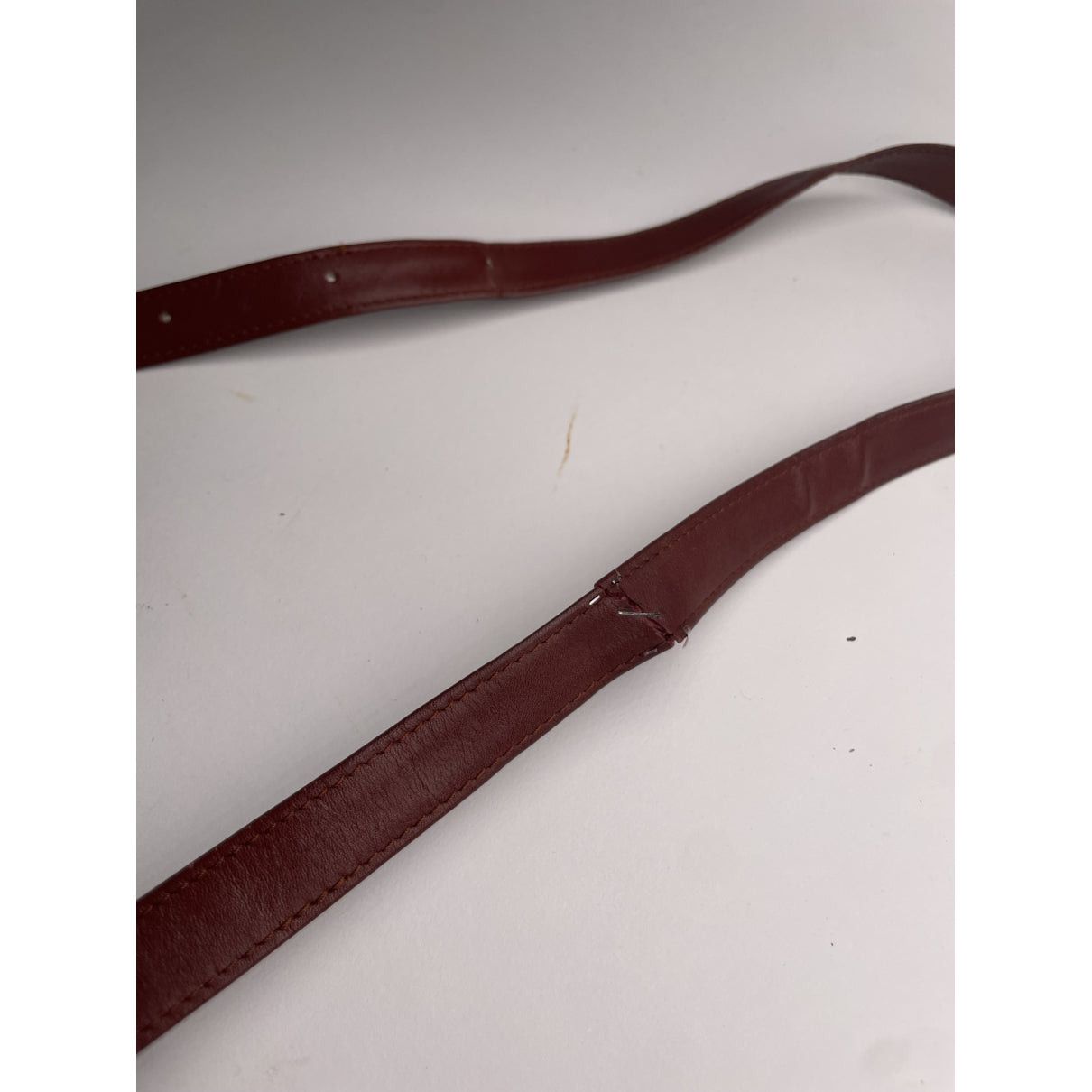 Cartier Burgundy Leather Handbag Size ONE SIZE - 3 Thumbnail