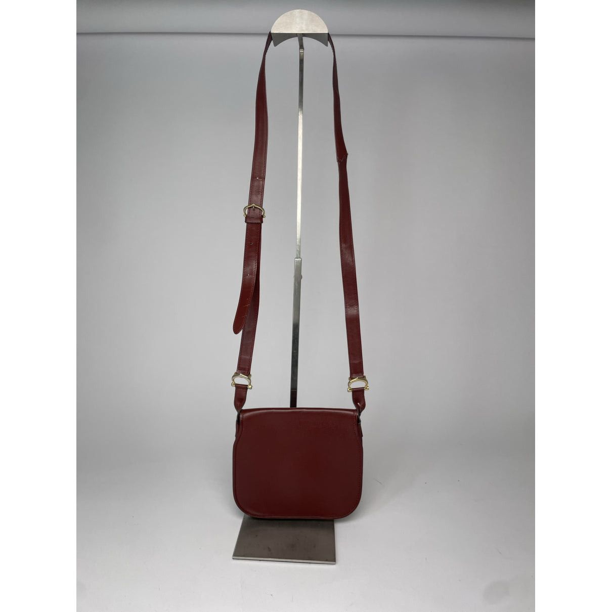 Cartier Burgundy Leather Handbag Size ONE SIZE - 5 Thumbnail