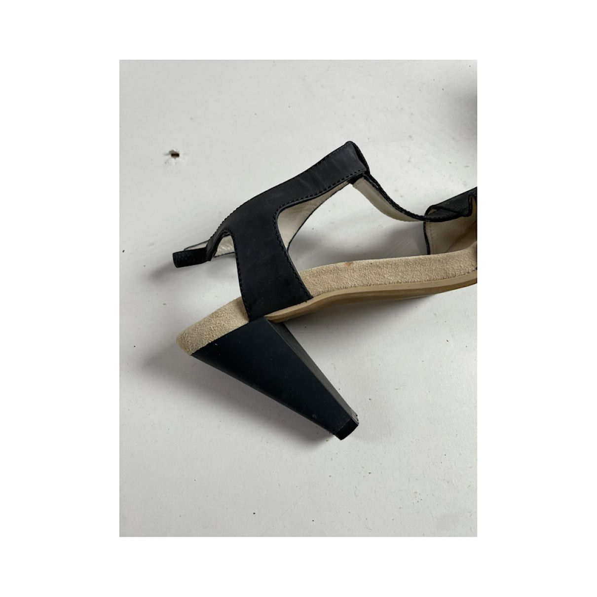 Jil Sander Black Leather Heel Size US 7.5 / IT 37.5 - 5 Thumbnail