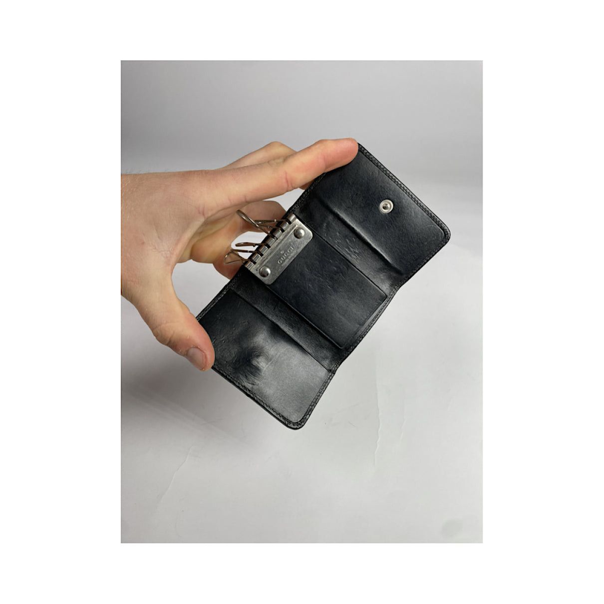 Gucci GG Blooms Black Patent Leather Purse Size ONE SIZE - 4 Thumbnail
