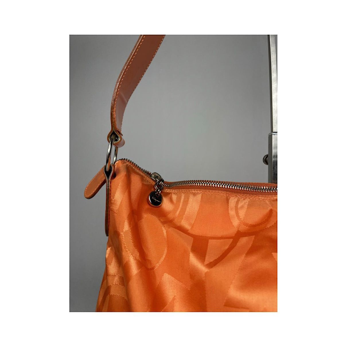 Salvatore Ferragamo Orange Polyester Handbag Size ONE SIZE - 4 Thumbnail