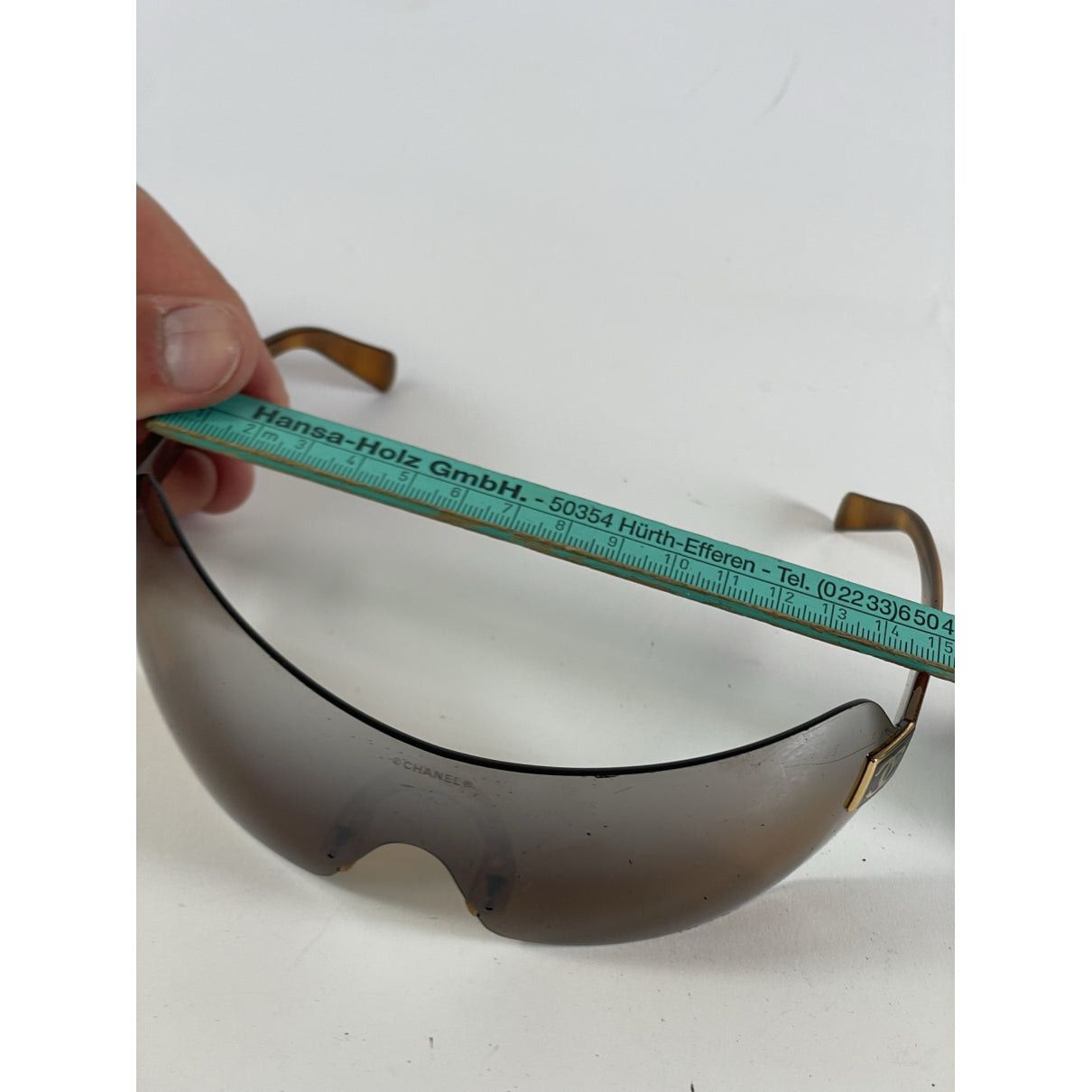 Chanel Brown Plastic Sunglasses Size ONE SIZE - 5 Thumbnail