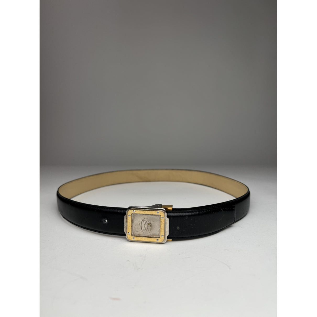 Cartier Black Leather Belt Size ONE SIZE - 5 Thumbnail