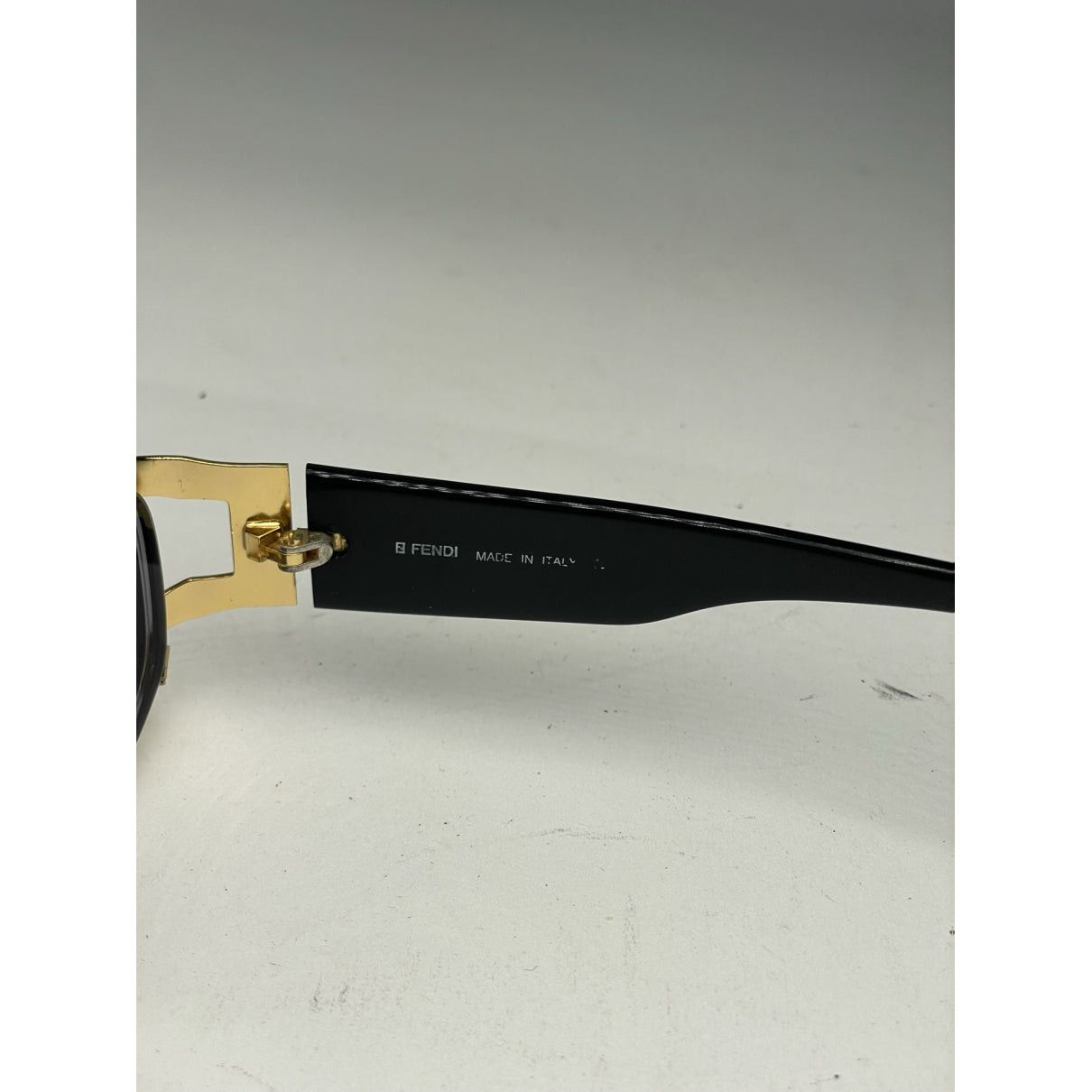 Fendi Black Metal Sunglasses Size ONE SIZE - 5 Thumbnail