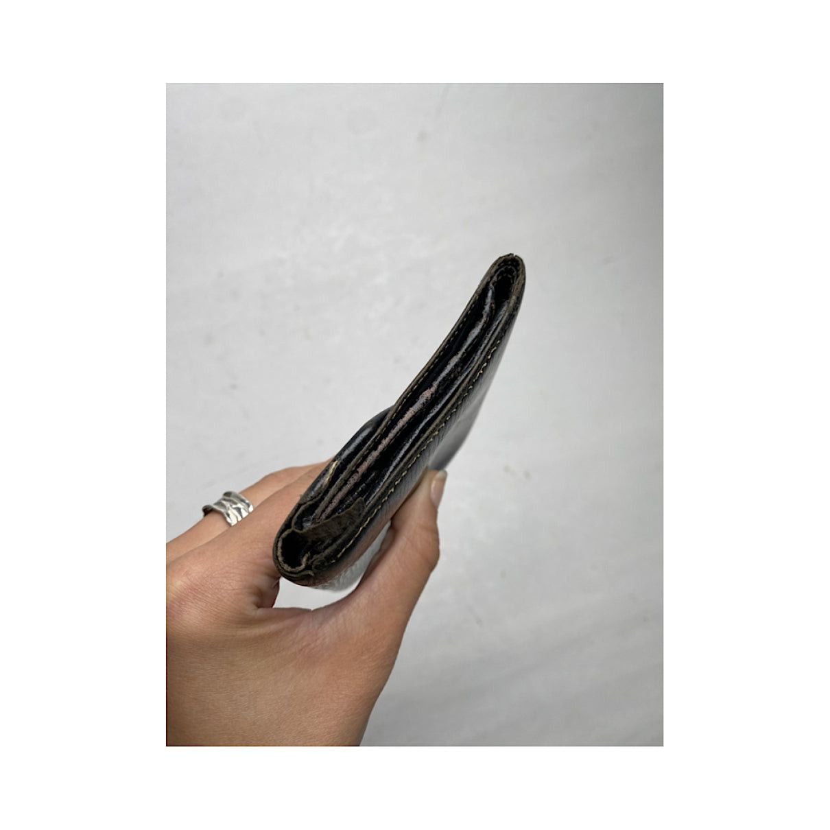 Celine Triomphe Black Leather Wallet Size ONE SIZE - 3 Thumbnail