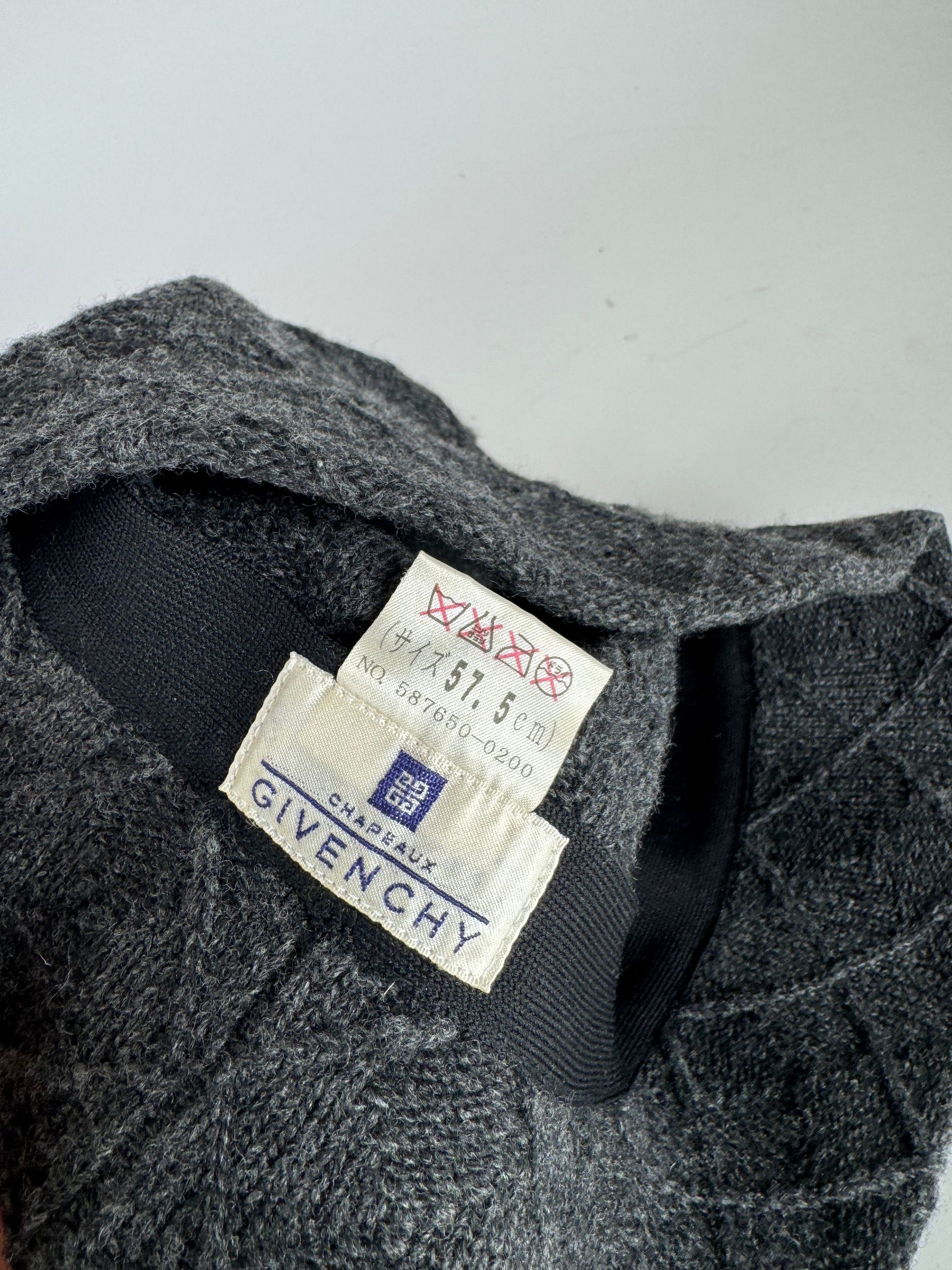 Givenchy Vintage Wool Hat Black/Anthrazite M Size ONE SIZE - 5 Thumbnail