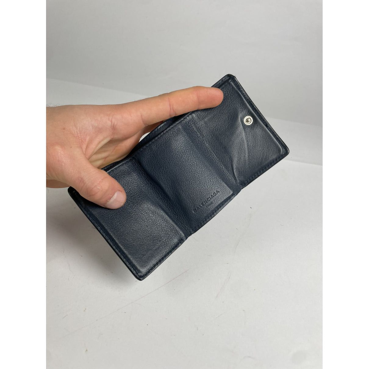 Balenciaga Navy Leather Purse Size ONE SIZE - 4 Thumbnail
