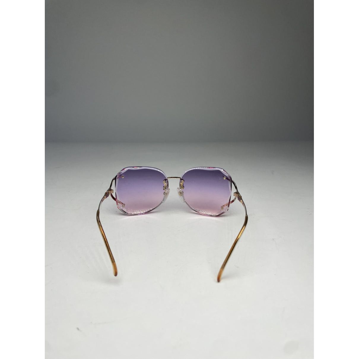 Yves Saint Laurent Purple Metal Sunglasses Size ONE SIZE - 2 Thumbnail