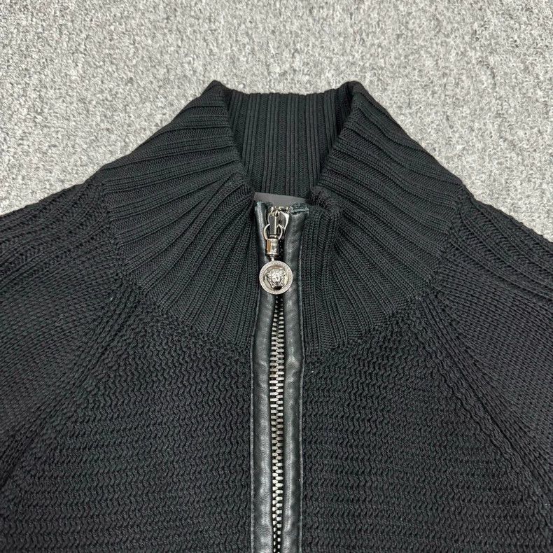 Versace Versace Gray Wool Medusa Zip Jacket - dmc Size US L / EU 52-54 / 3 - 3 Thumbnail