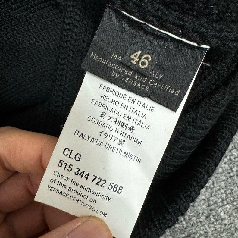 Versace Versace Gray Wool Medusa Zip Jacket - dmc Size US L / EU 52-54 / 3 - 4 Thumbnail