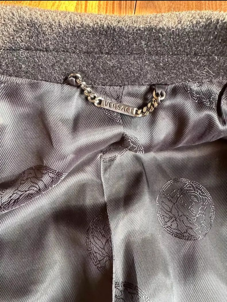 Versace Versace Wool Cashmere Blend Long Coat - dmc Size US L / EU 52-54 / 3 - 3 Thumbnail