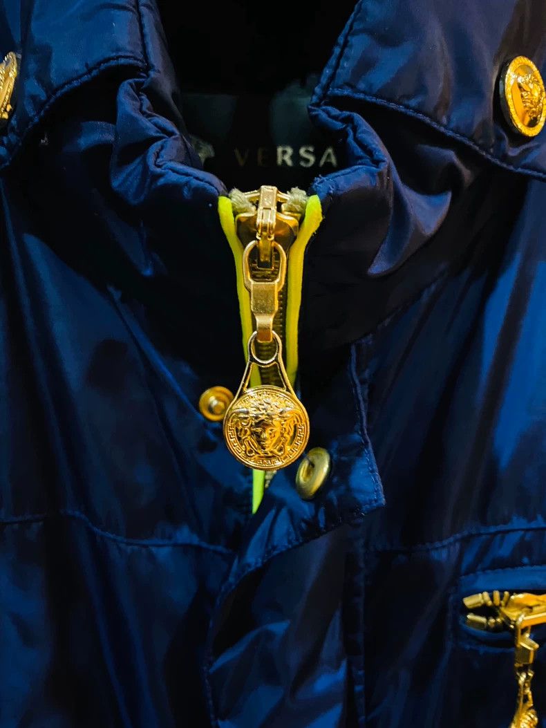 Versace Versace Blue Windbreaker Jacket - dmc Size US M / EU 48-50 / 2 - 3 Thumbnail