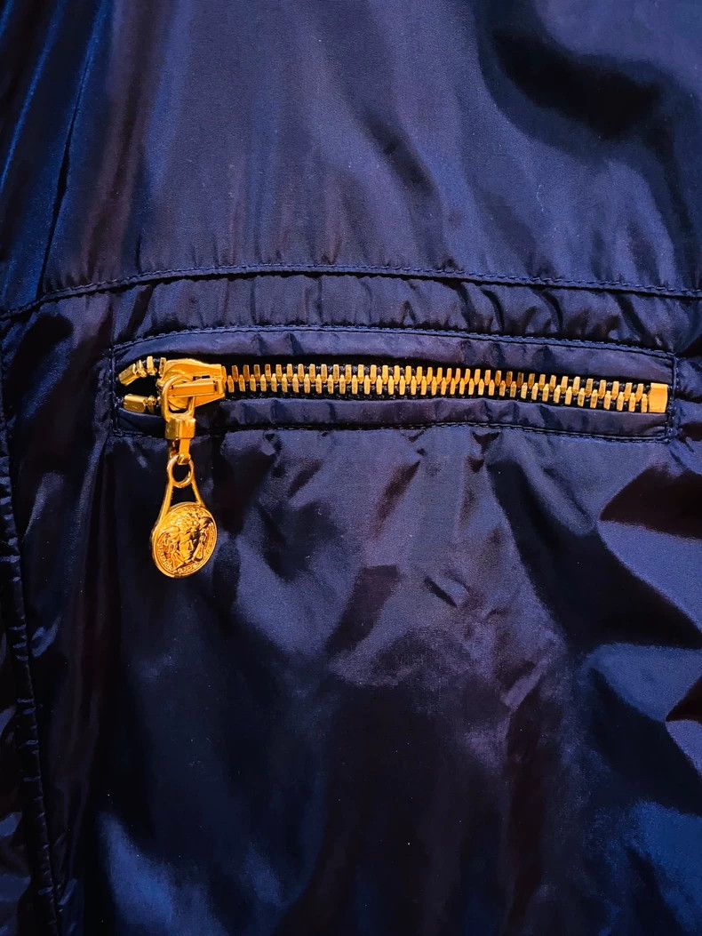 Versace Versace Blue Windbreaker Jacket - dmc Size US M / EU 48-50 / 2 - 4 Thumbnail