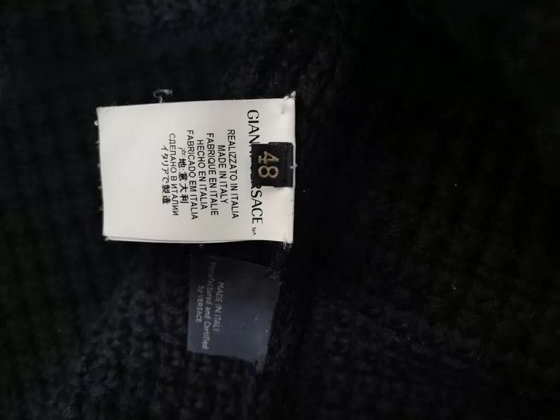 Versace Versace Main Line Knit Sweater Coat - dmc Size US L / EU 52-54 / 3 - 4 Thumbnail