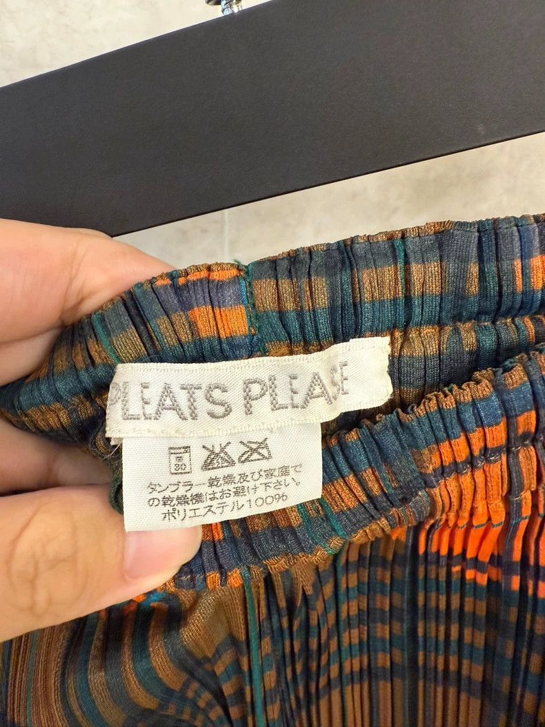 Issey Miyake Issey Miyake Plaid Orange Dot Skirt - dmc Size US 28 / EU 44 - 3 Thumbnail