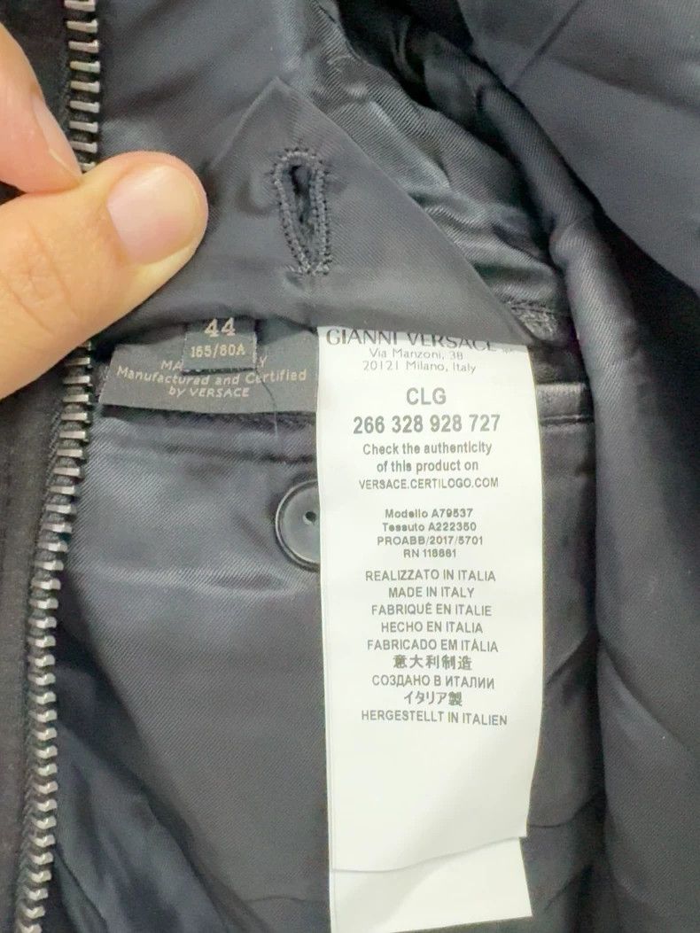Versace Versace Medusa Embroidered Leather Jacket - dmc Size US XS / EU 42 / 0 - 3 Thumbnail