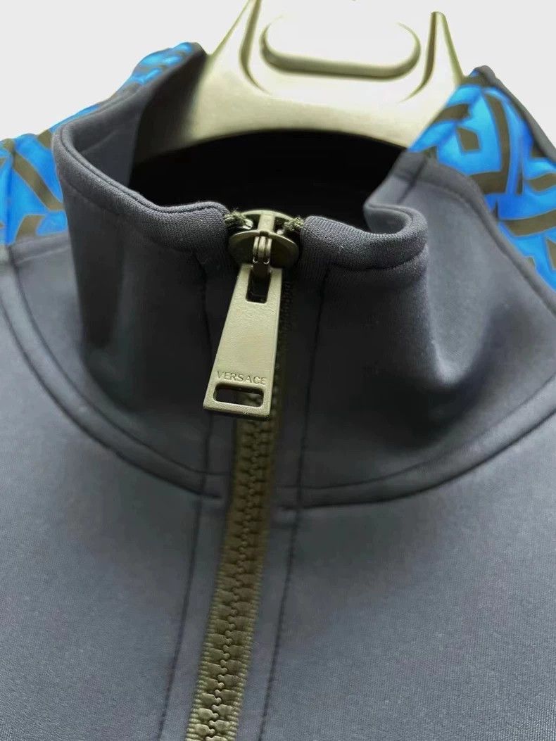 Versace Versace Men's Blue Casual Sports Jacket - dmc Size US XL / EU 56 / 4 - 4 Thumbnail