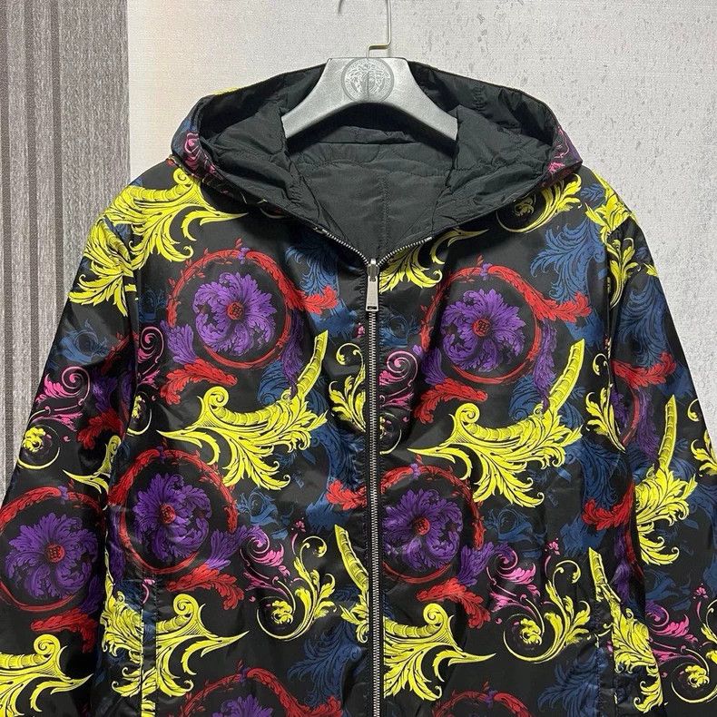 Versace Versace Men's Double-Sided Cotton Jacket - dmc Size US M / EU 48-50 / 2 - 5 Thumbnail