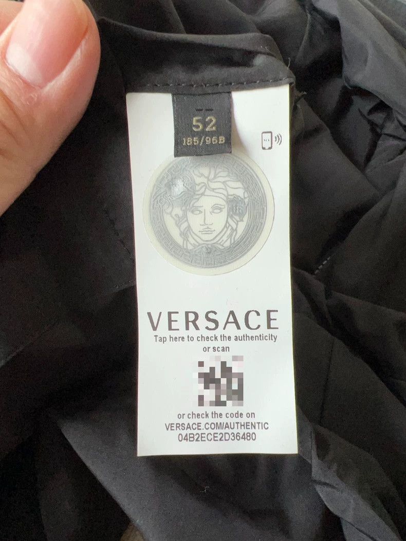 Versace Versace Black Gold Baroque Print Jacket - dmc Size US XL / EU 56 / 4 - 4 Thumbnail