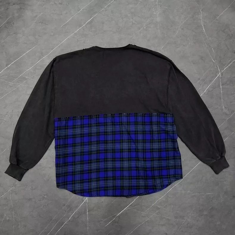 Balenciaga Balenciaga FW22 Batman Check Layered Shirt - dmc Size US S / EU 44-46 / 1 - 2 Thumbnail