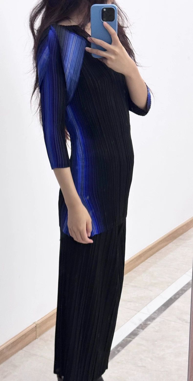 Issey Miyake Issey Miyake Aurora Blue Gradient Top - dmc Size US M / EU 48-50 / 2 - 2 Thumbnail