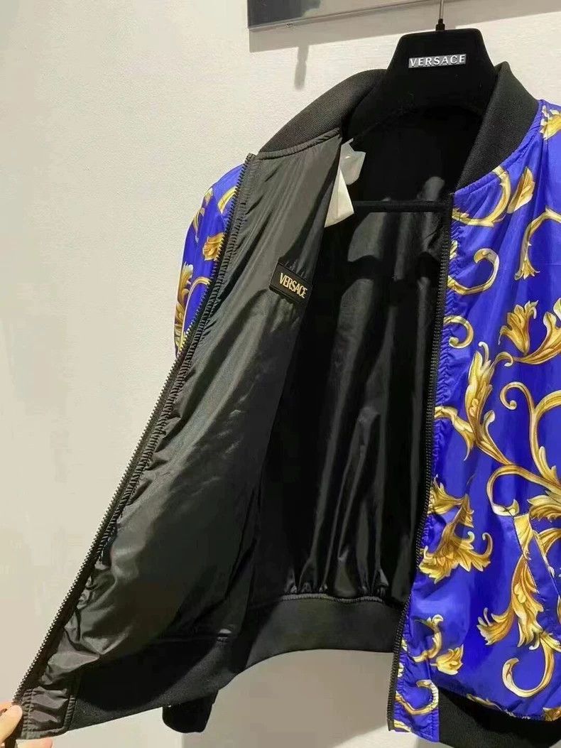 Versace Versace Men's Double-Sided Zip Jacket - dmc Size US M / EU 48-50 / 2 - 7 Thumbnail