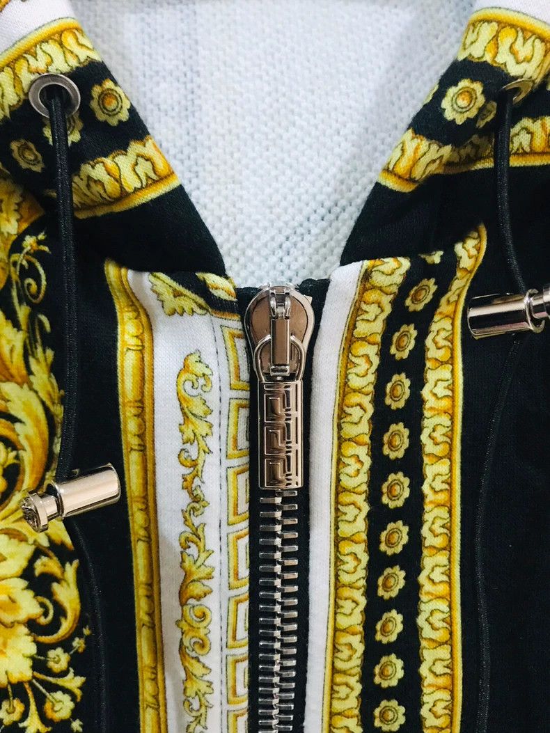 Versace Versace Printed Zip-Up Jacket - dmc Size US M / EU 48-50 / 2 - 7 Thumbnail