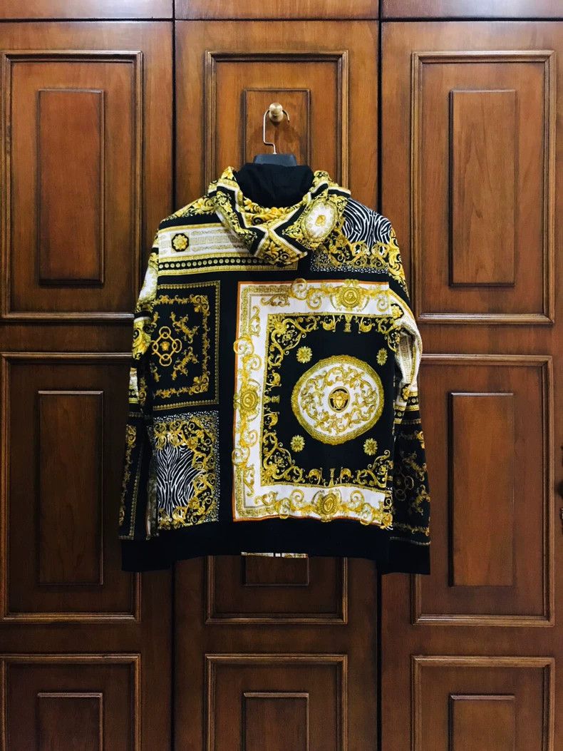 Versace Versace Printed Zip-Up Jacket - dmc Size US M / EU 48-50 / 2 - 3 Thumbnail