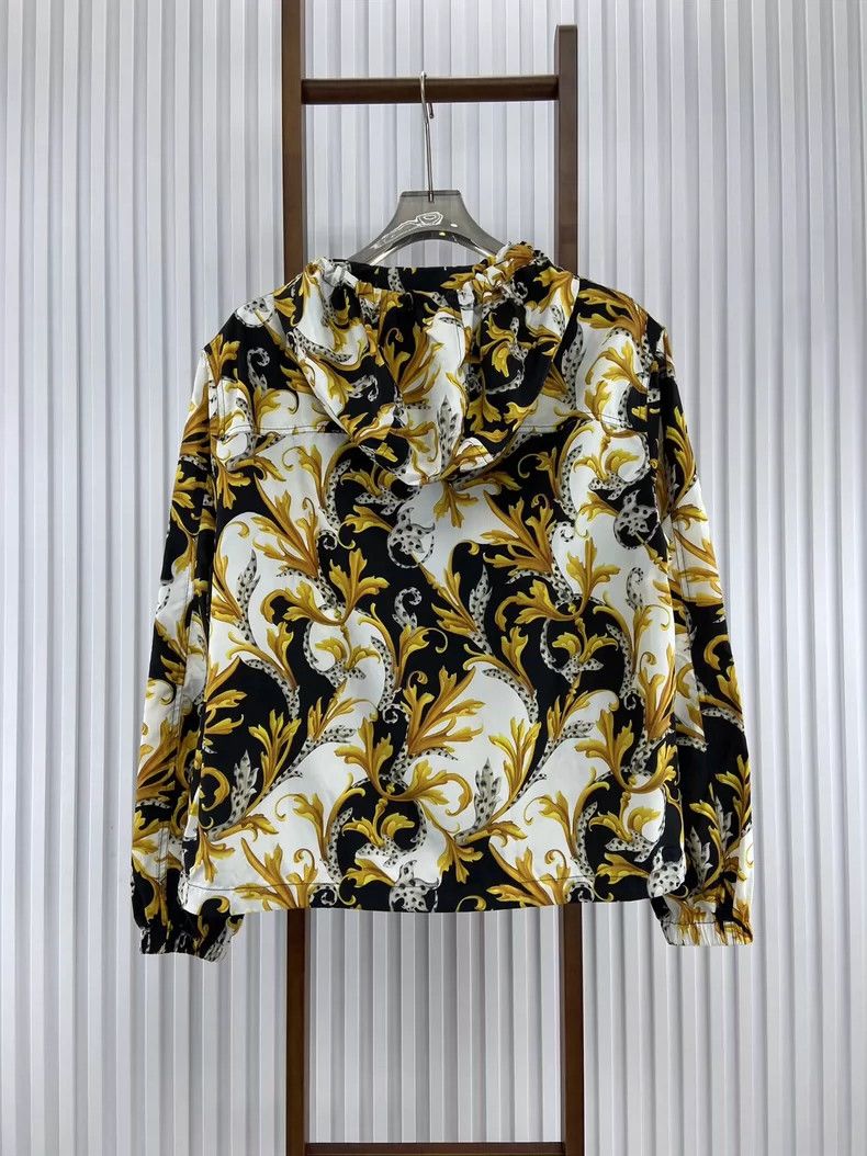 Versace Versace Floral Print Light Jacket - dmc Size US L / EU 52-54 / 3 - 2 Thumbnail