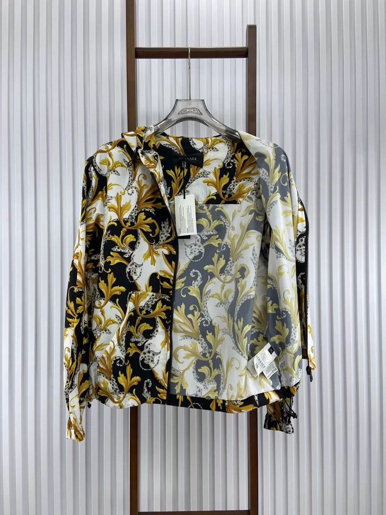 Versace Versace Floral Print Light Jacket - dmc Size US L / EU 52-54 / 3 - 3 Thumbnail